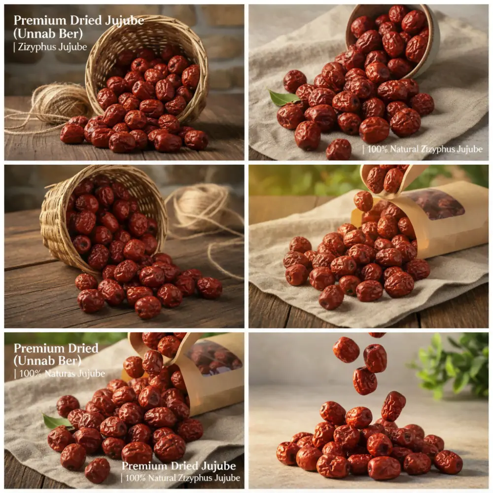 Dried Jujube Closeup - Natural Texture & Color