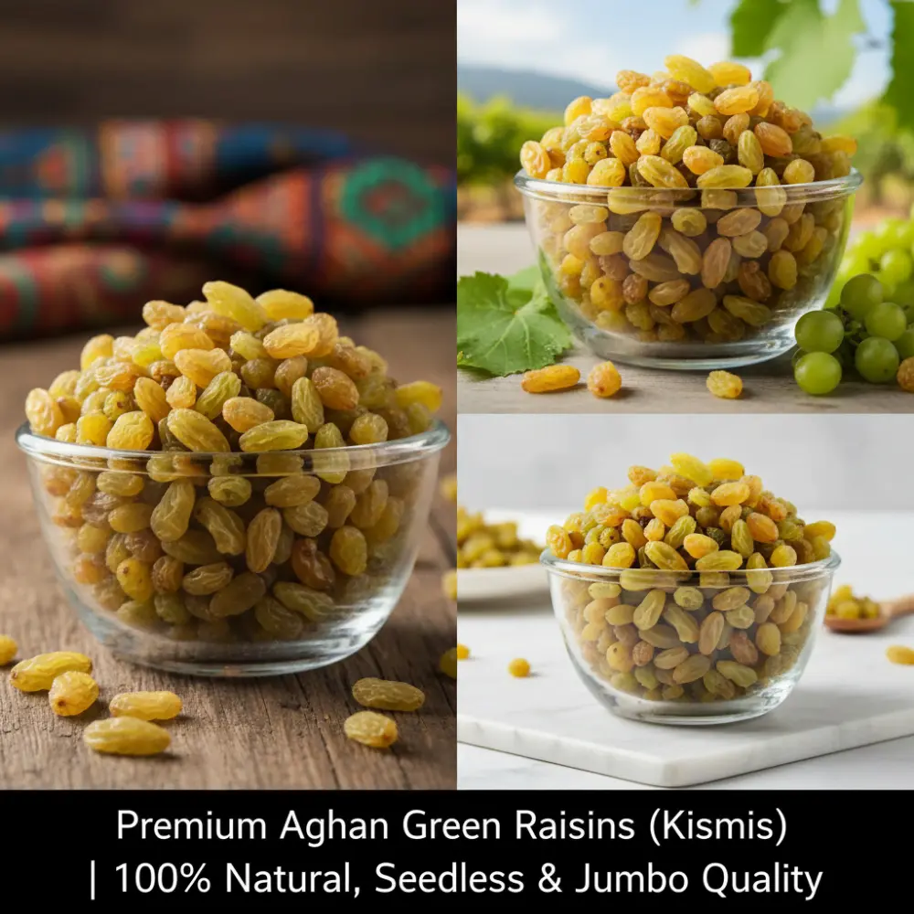 Afghan Kishmish Close-up - Seedless & Plump