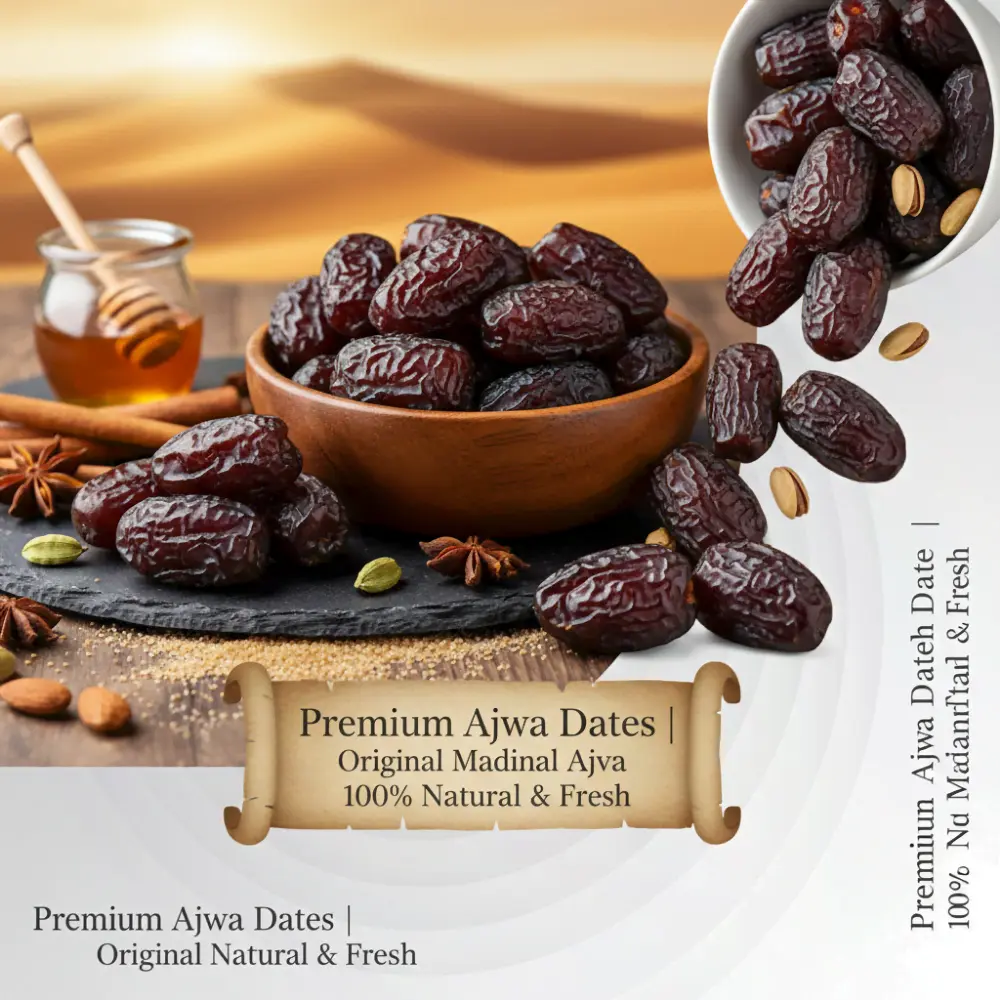 Madinah Ajwa Dates - Traditional Harvest