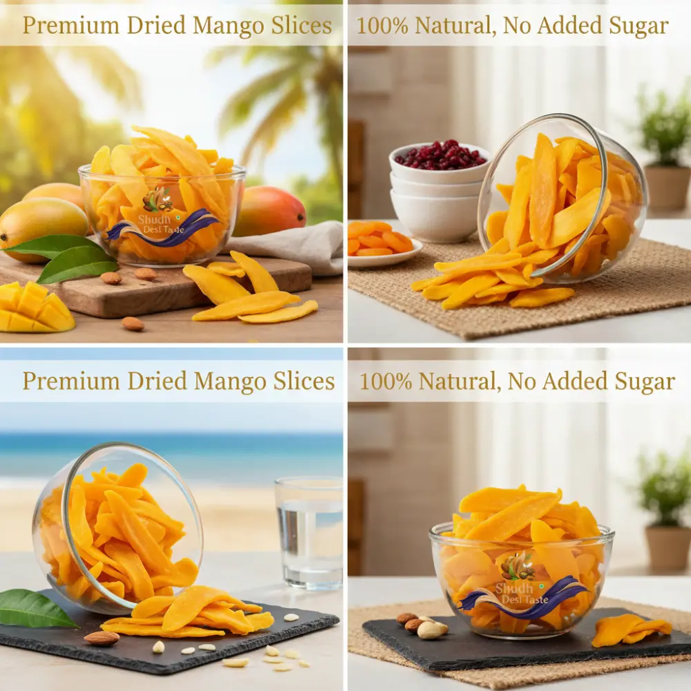 Dried Mango Slices Bulk Pack - Chemical Free