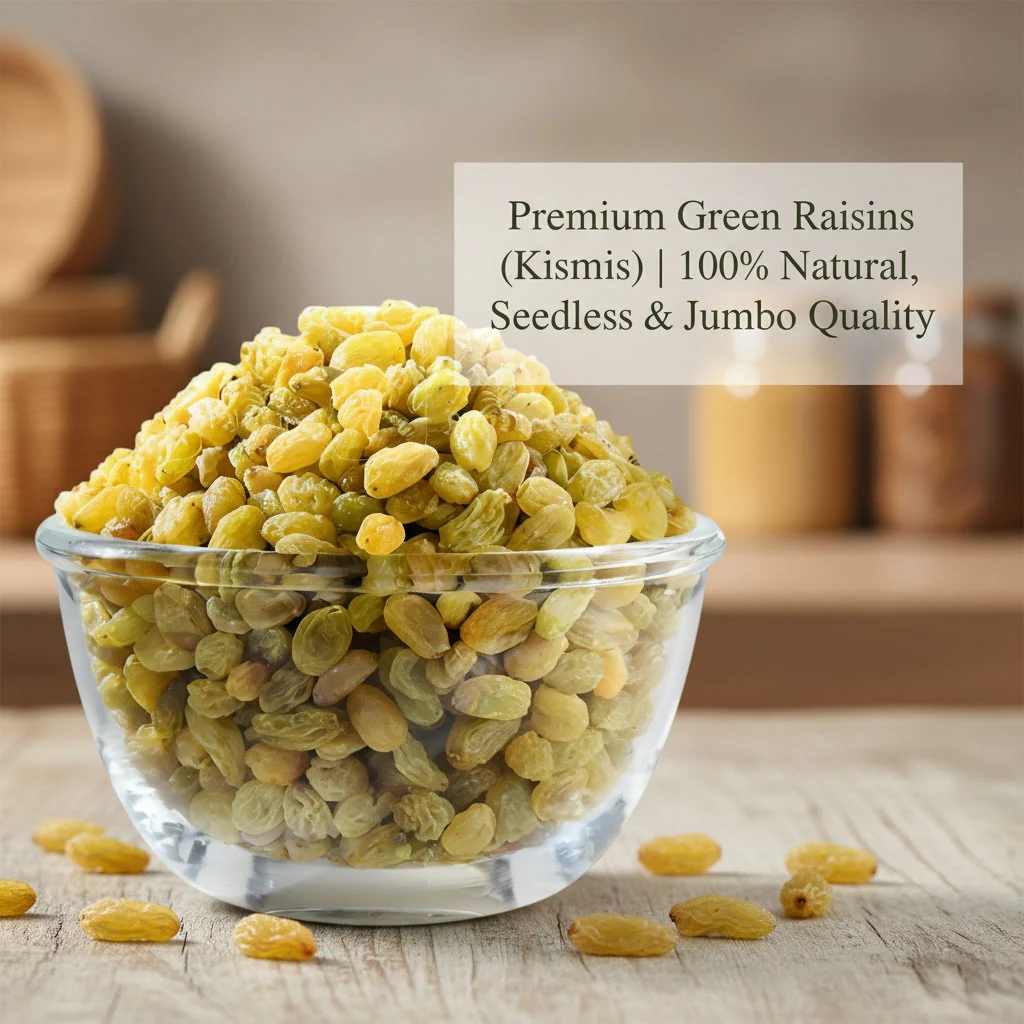 Green Raisins Nutritional Snack - Rich in Iron