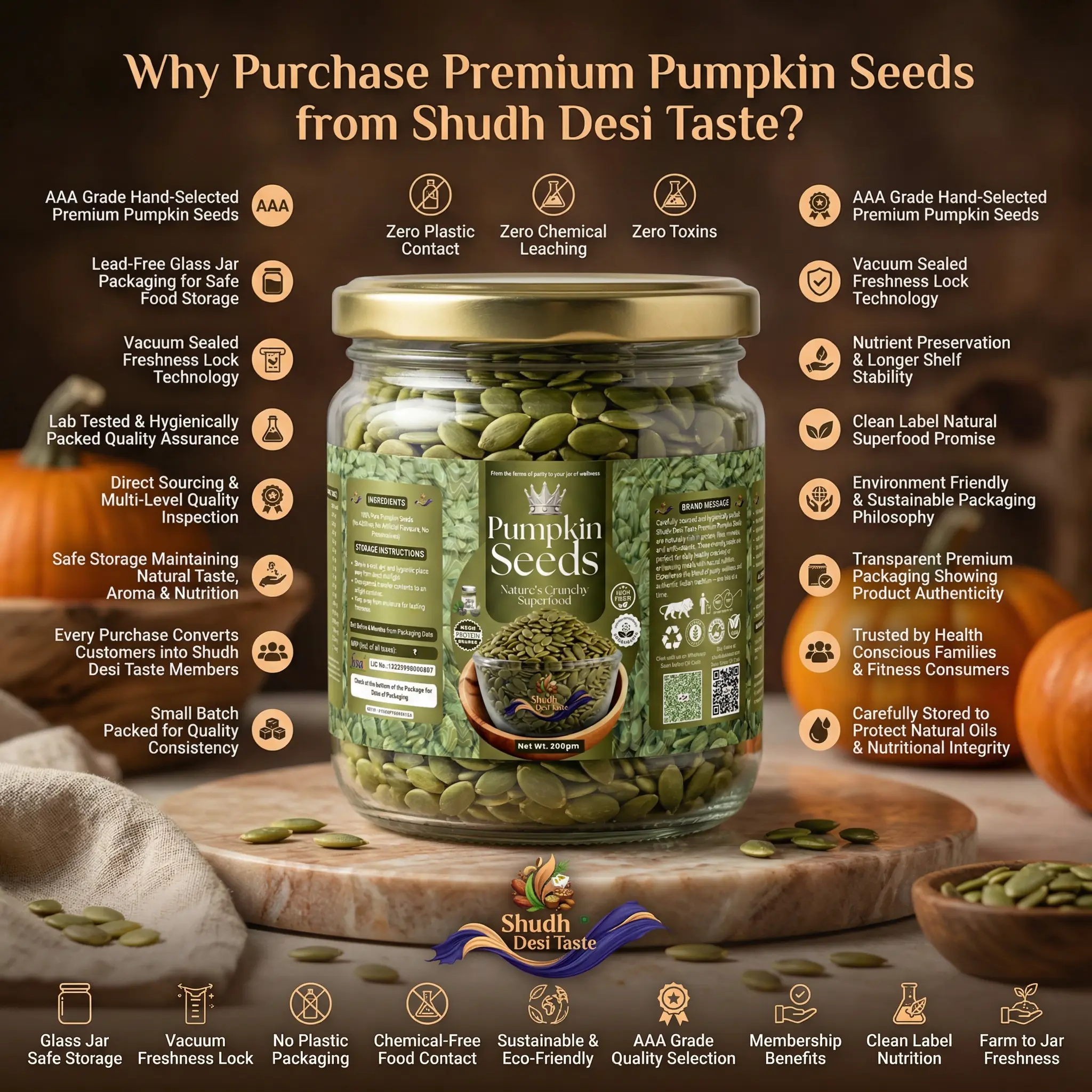 Why Purchase Premium Pumpkin Seeds - Benefits & Features