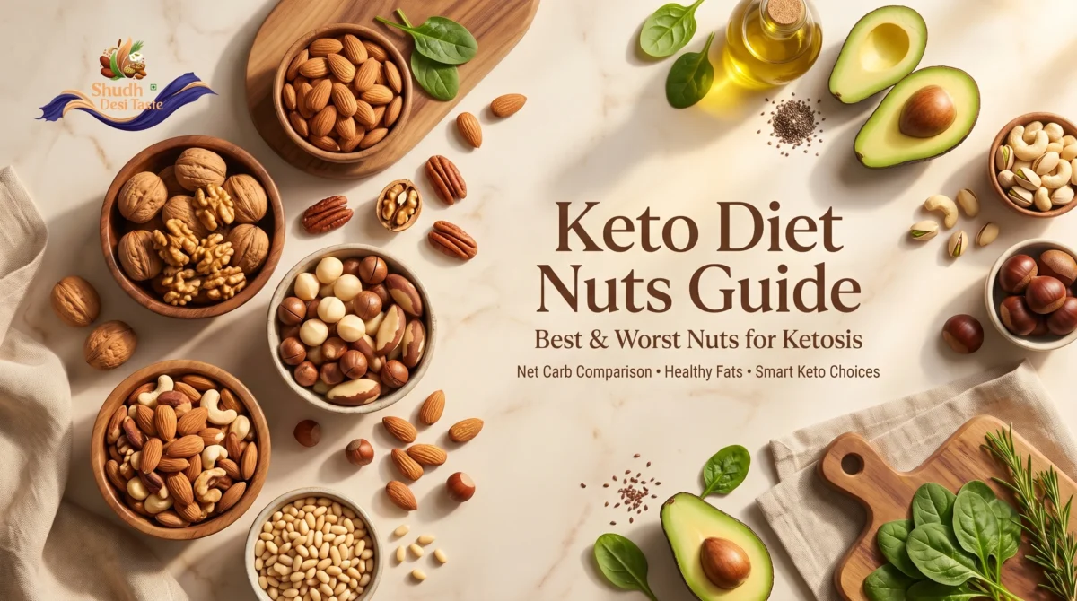 Keto Diet Nuts Guide: Best & Worst Nuts for Ketosis (Net Carb Chart)