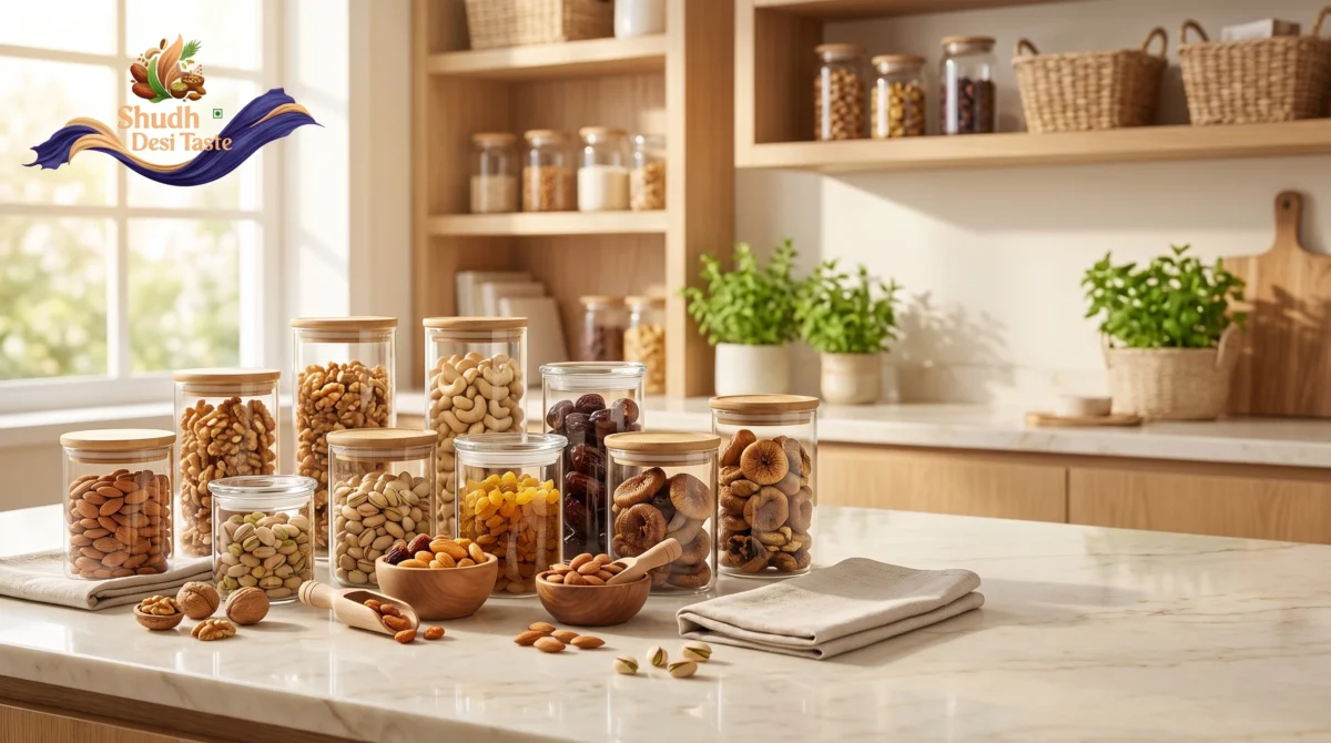 How to Store Dry Fruits & Nuts for 12 Months Without Losing Freshness